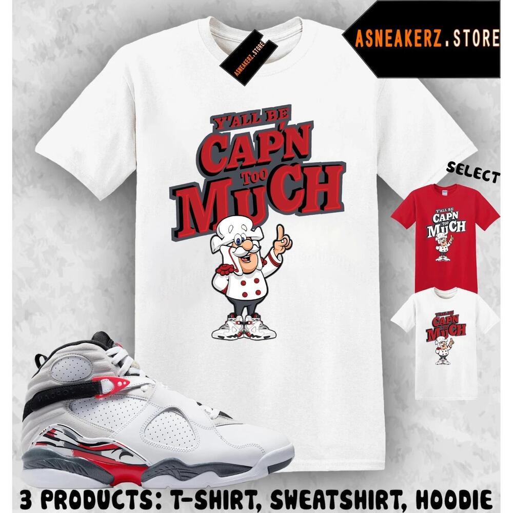 Shirt To Match Aj 8 Bugs Bunny Matching Captain T-Shirt